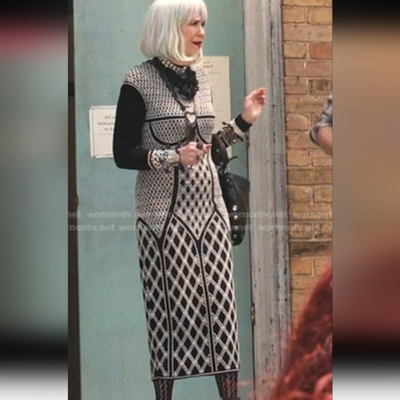 Alexander McQueen Jaquard Intarsia Dress - Picture 11 of 13